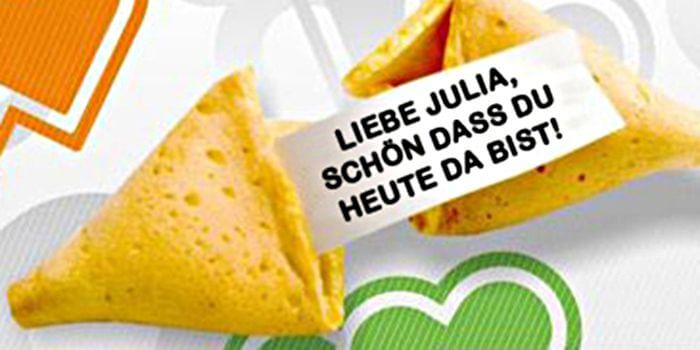 Gastegeschenk Wunschkeks