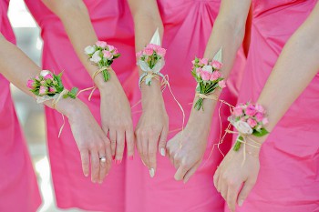 Brautjungfer Blumenarmband
