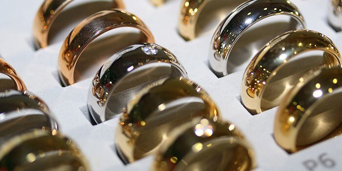 Eheringe Materialien Edelsteine