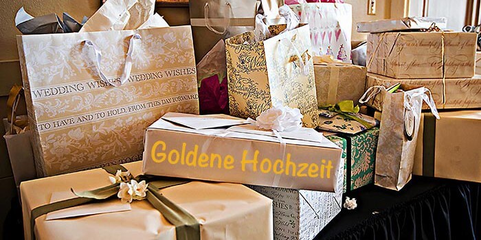 Geschenke zur Goldenen Hochzeit