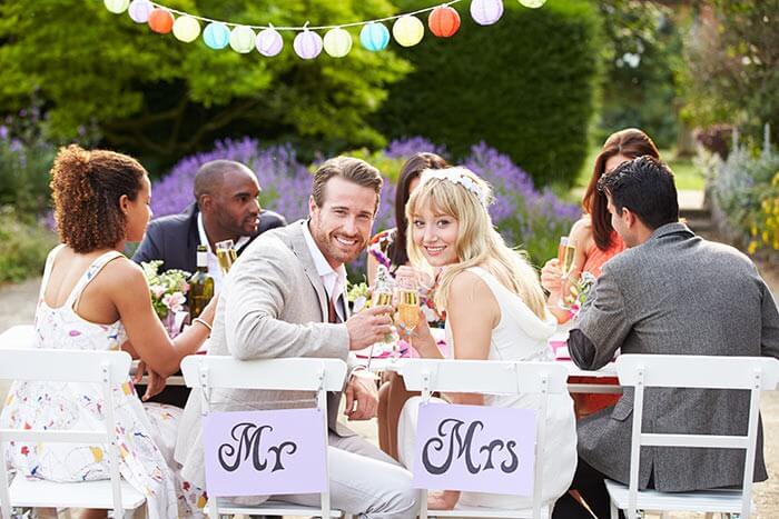Hochzeit im Freien