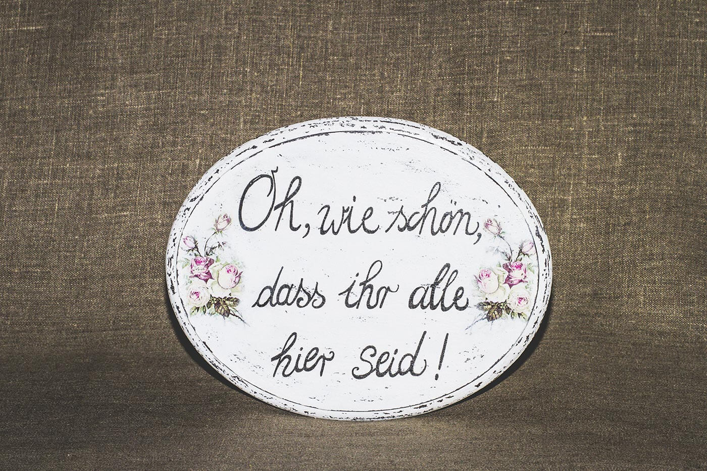DIY Vintage Schilder Hochzeit