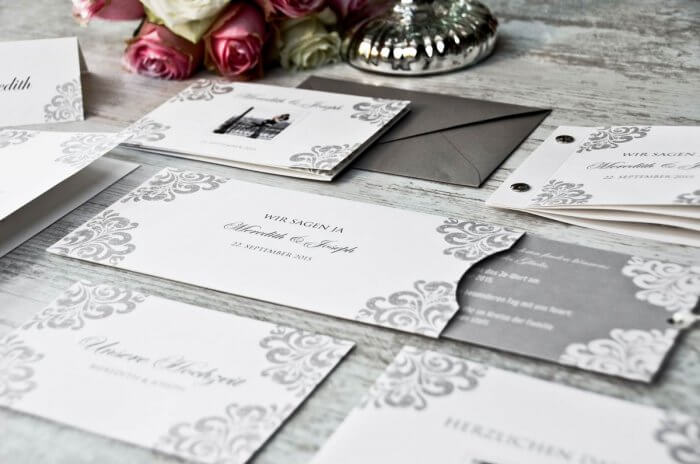 Kartenset Hochzeit