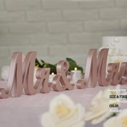 Mr & Mrs Deko Buchstaben