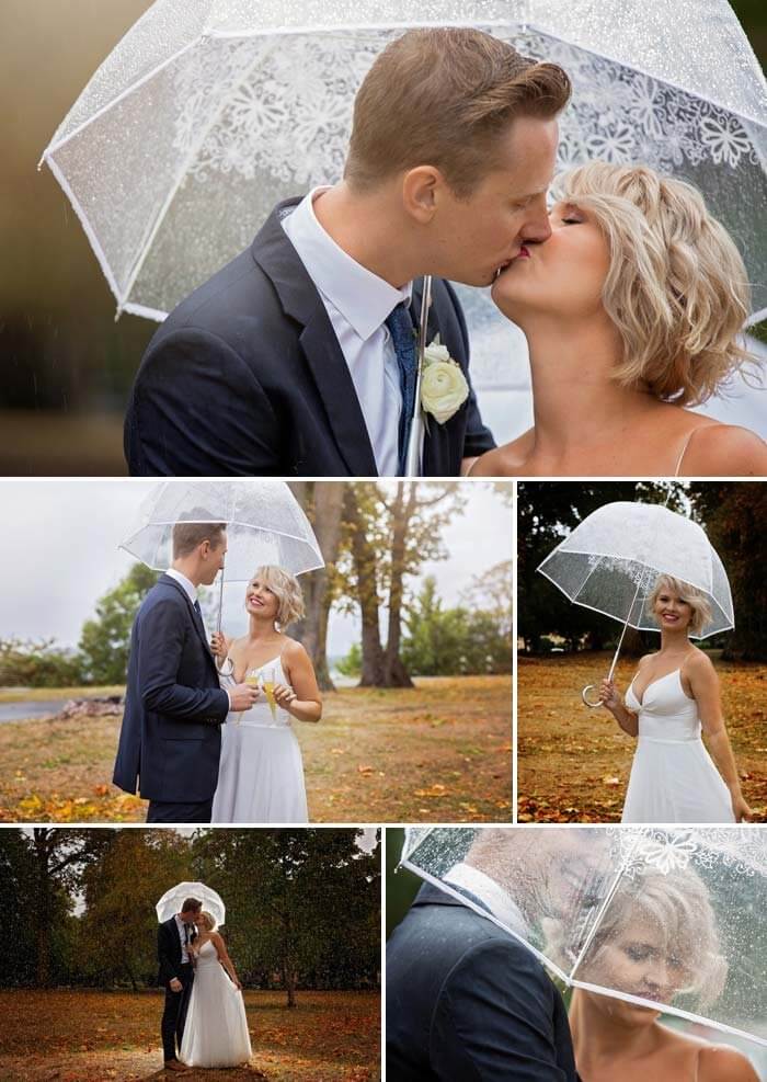 Hochzeit Regenschirm