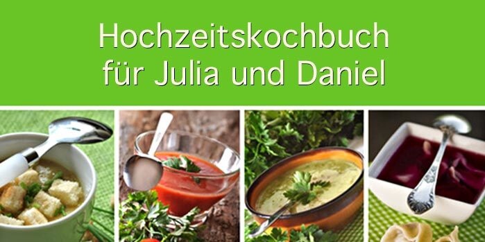 Hochzeitsgeschenk Hochzeitskochbuch