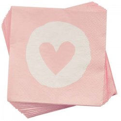 Servietten rosa Hochzeit