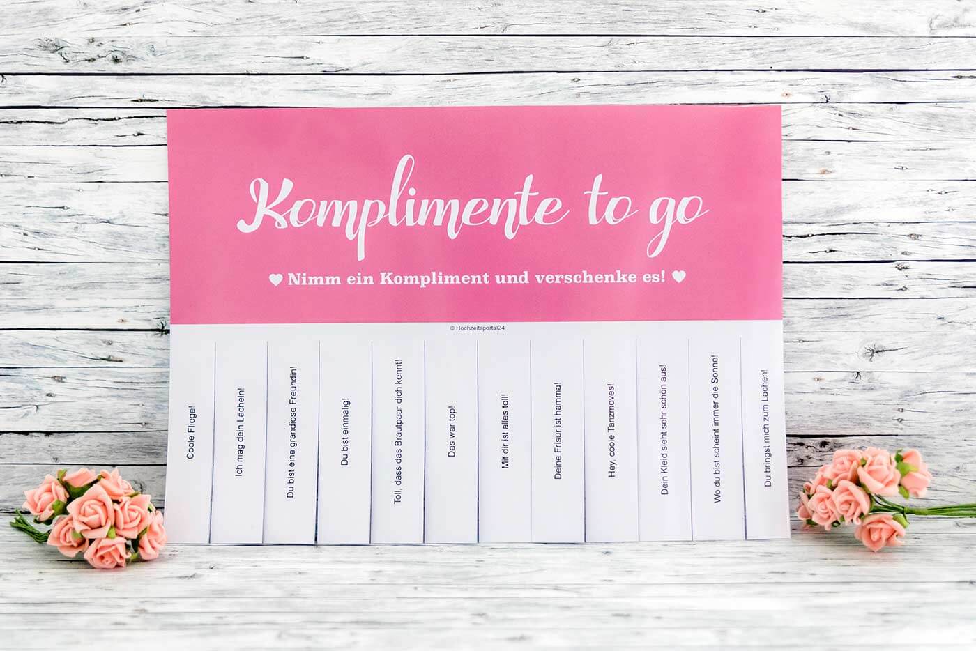 Komplimente To Go Hochzeit