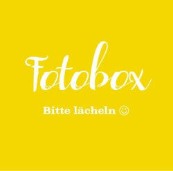 Schild Fotobox