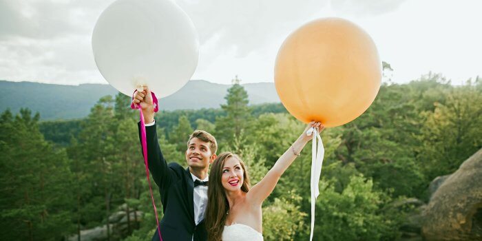 Luftballon Hochzeit