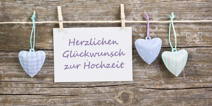 Hochzeitsglückwünsche