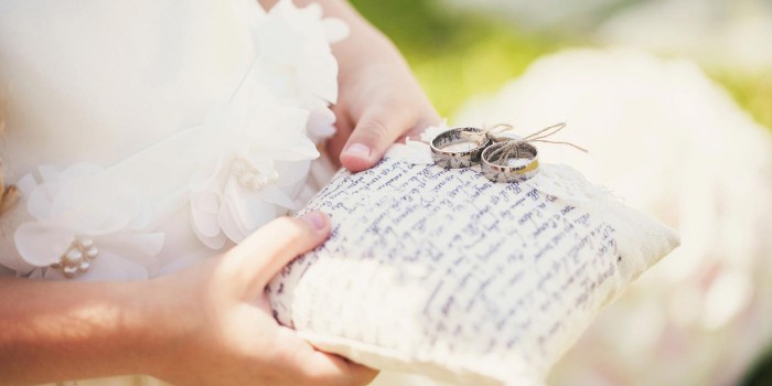 Hochzeit Ringkissen