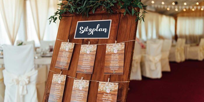 Sitzplan Hochzeit